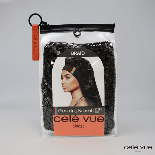 Q-FITT GLEAMING BONNET BRAID BLK