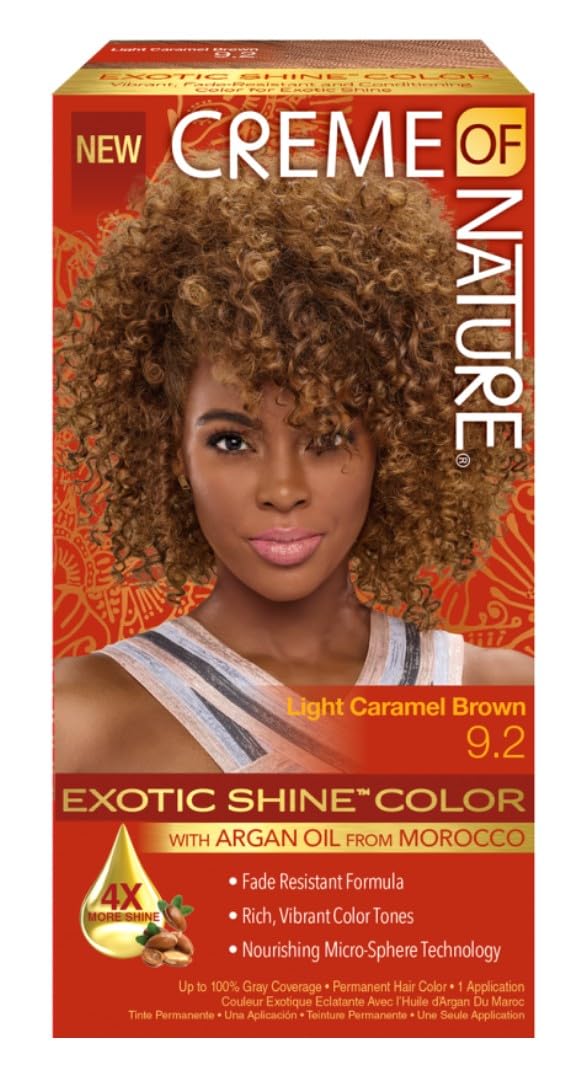 CON ARGAN H/CLR #9.2 LT CARAMEL BROWN