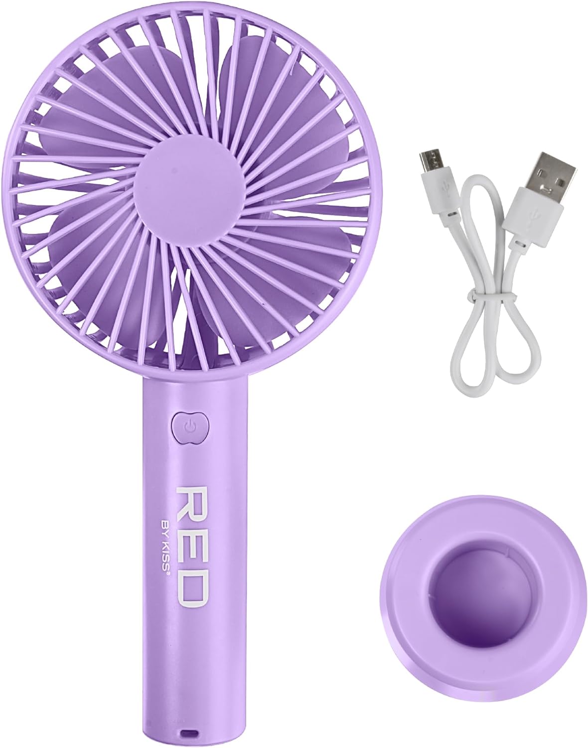 RED RECHARGEABLE BEAUTY FAN