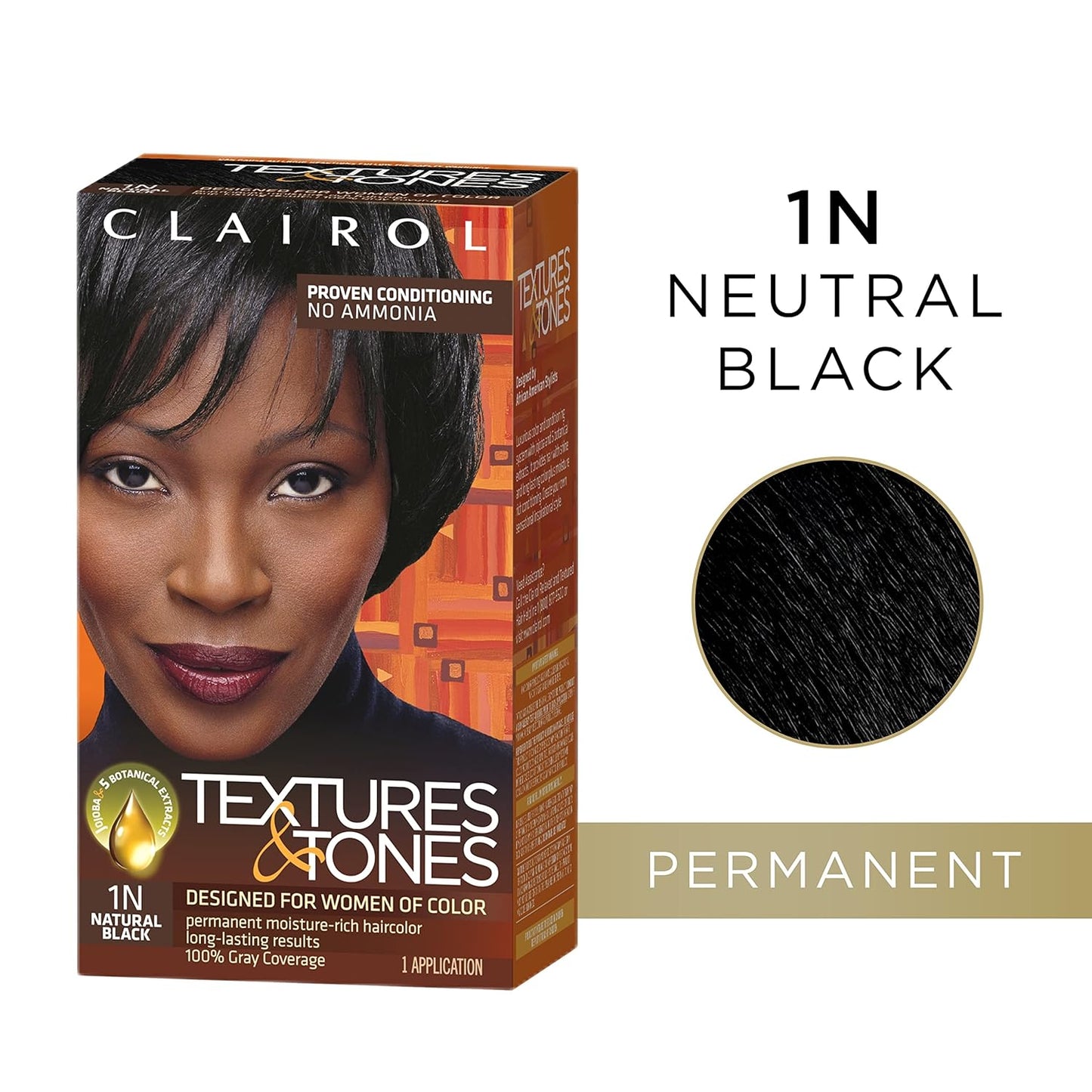 T&TONES 1N NATURAL BLK