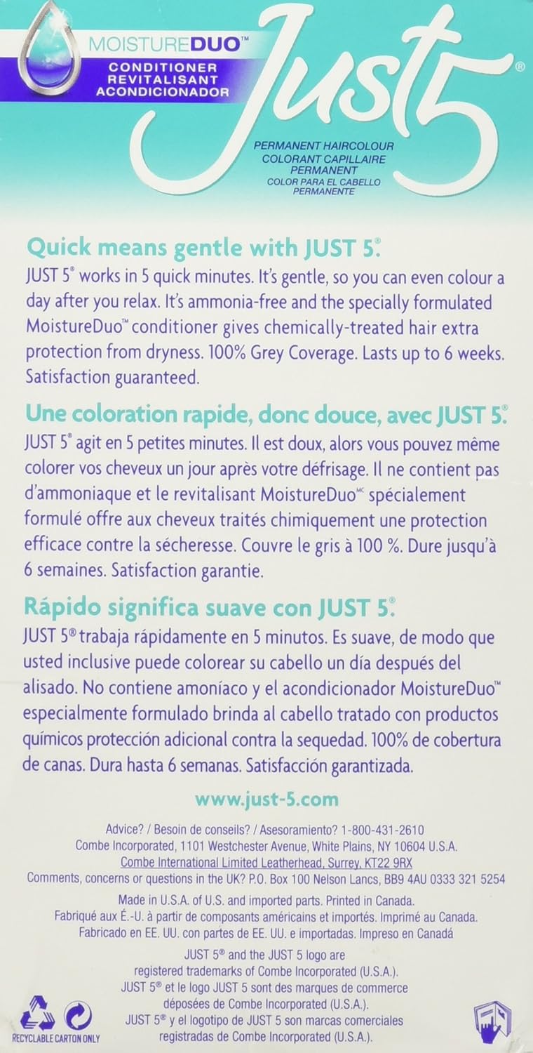 JUST 5 H/CLR(J-50/ JET BLACK)