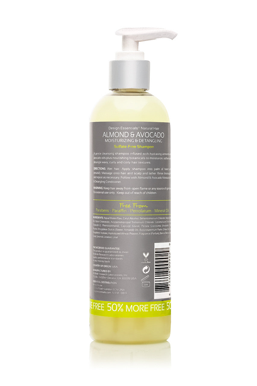 D/E ALMOND & AVOCADO SHAMPOO