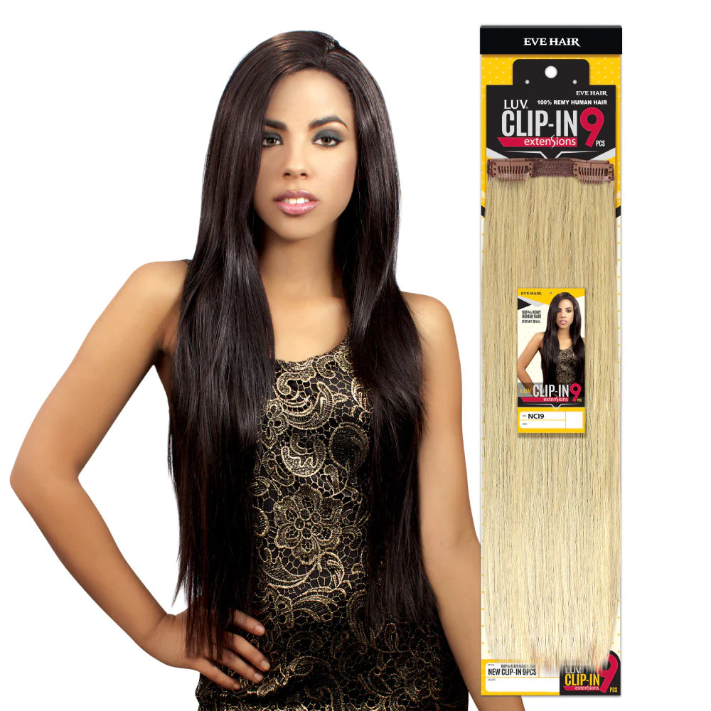 LUV CLIP IN 9 PCS 16"