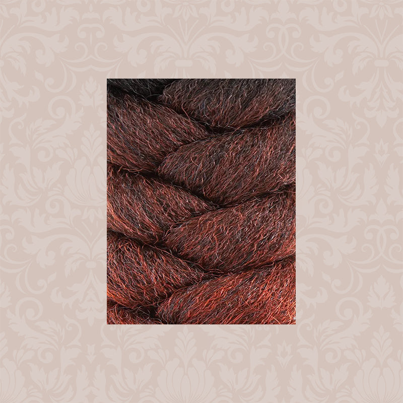 NATURAL BRAIDED FISHTAIL 42"