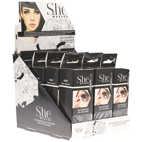 S.HE GEL EYELINER BLACK