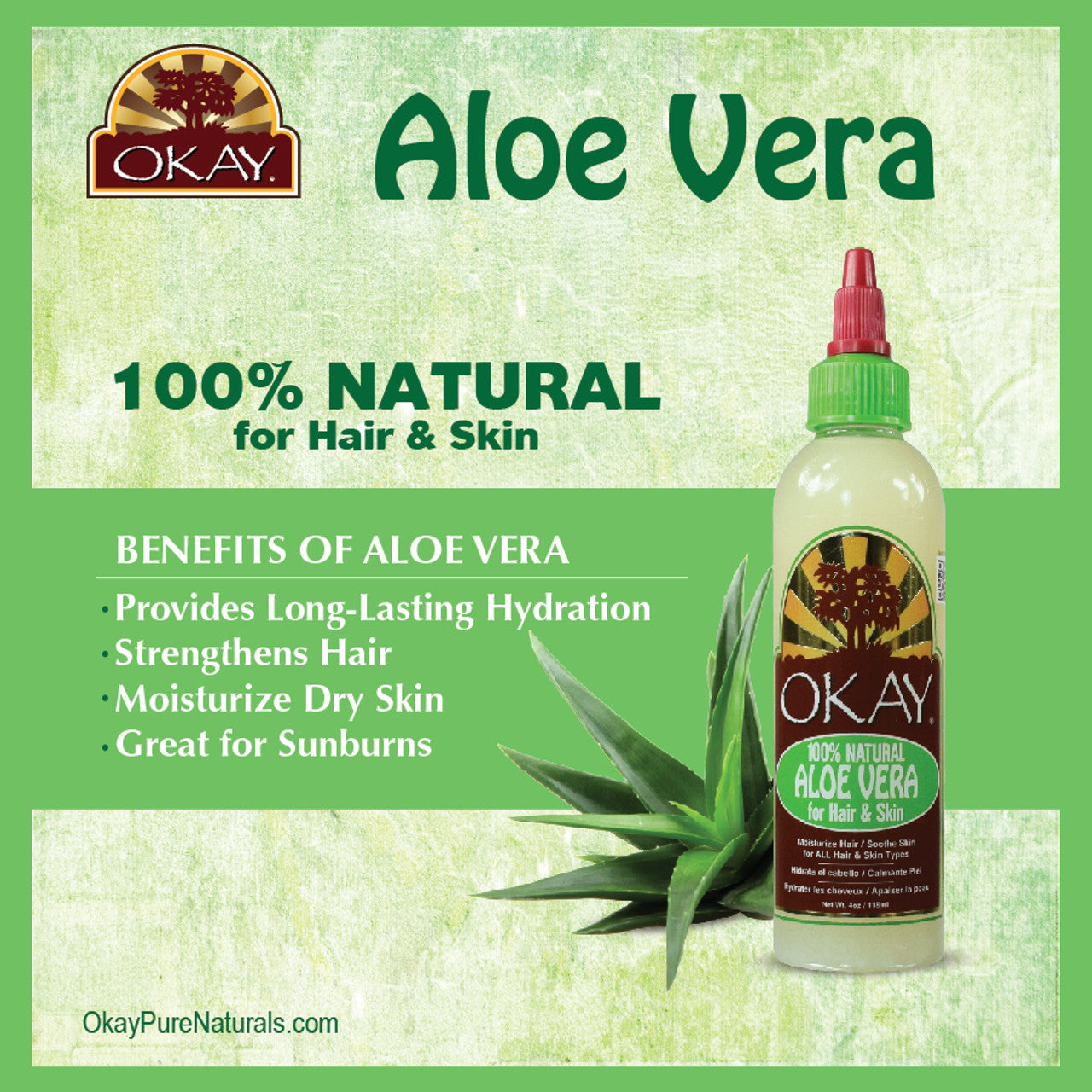 OKAY ALL NATURAL OIL ALOE VERA