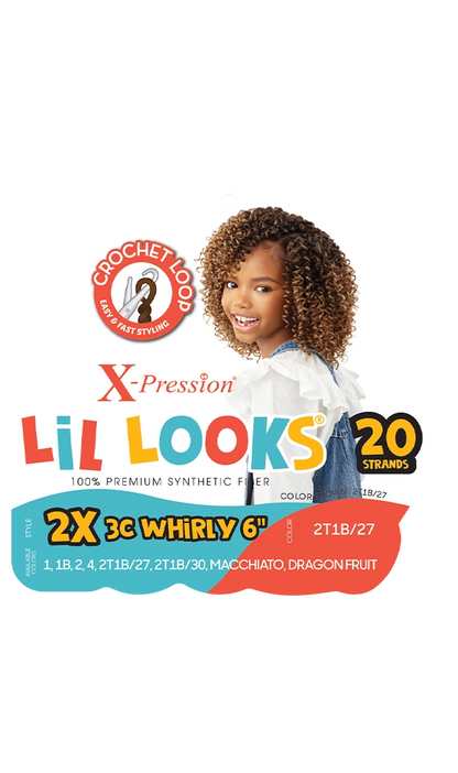 X-PRESSION LIL LOOKS 2X WHIRLY 6"