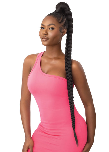 NATURAL BRAIDED PONYTAIL 42"