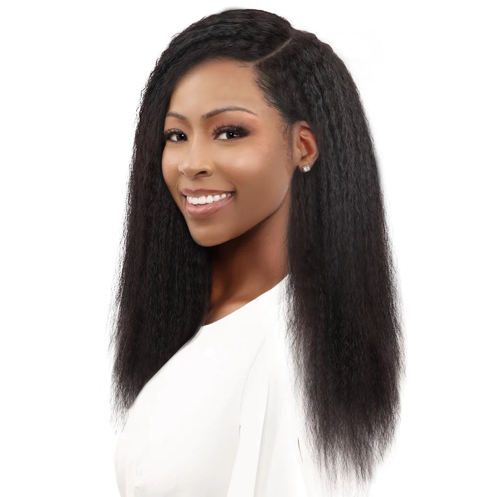 LUV CLIP IN NATURAL KINKY STRAIGHT 18"